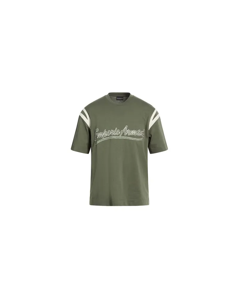 Emporio Armani TOPS - T-shirtsauf YOOX.COM Militärgrün