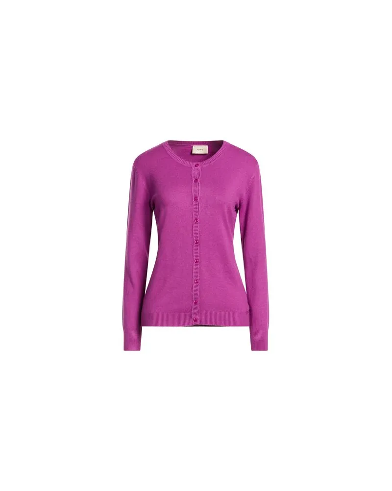 TOY G STRICKWAREN - Strickjackenauf YOOX.COM Magenta
