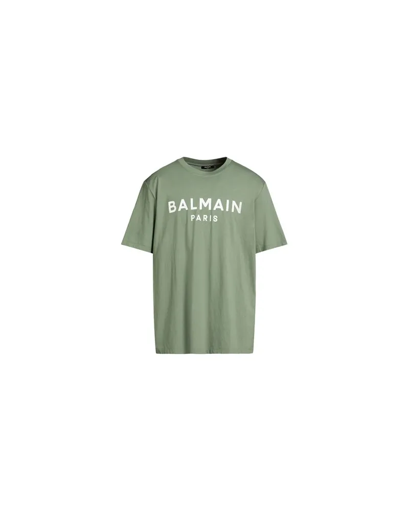 Balmain TOPS - T-shirtsauf YOOX.COM Militärgrün