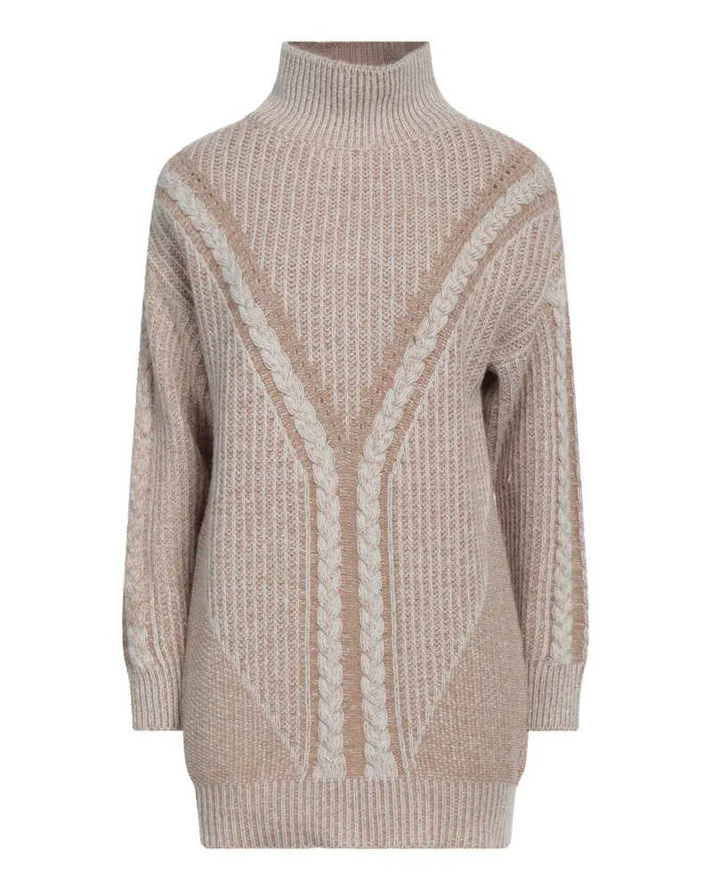 N.O.W. Andrea Rosati Cashmere Rollkragenpullover Hellbraun