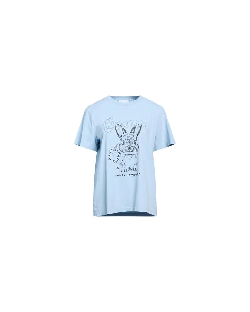 Ganni TOPS - T-shirtsauf YOOX.COM Himmelblau