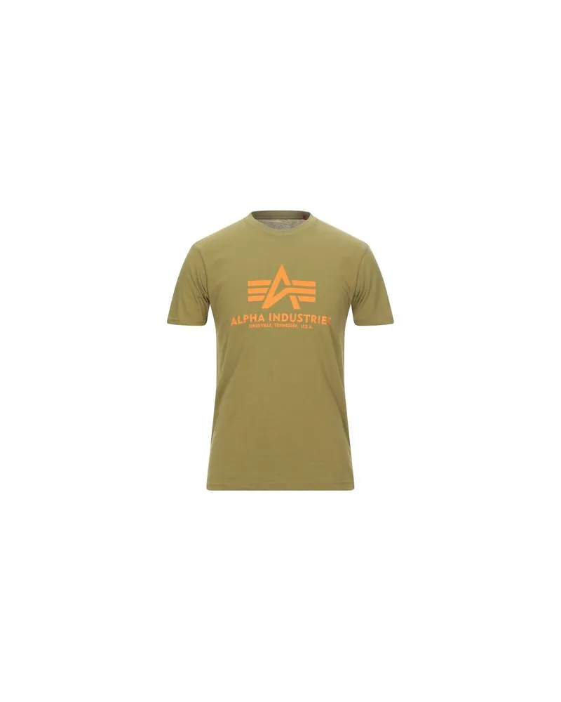 Alpha Industries TOPS - T-shirtsauf YOOX.COM Militärgrün