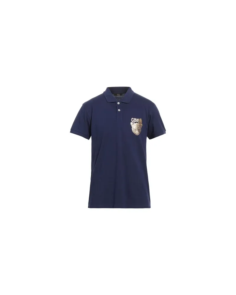 Roberto Cavalli TOPS - Poloshirtsauf YOOX.COM Blau