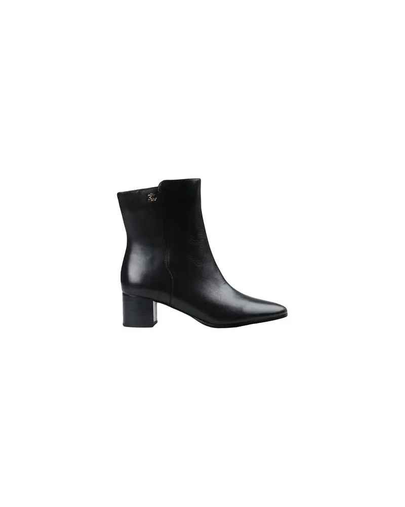 Ralph Lauren WENDEY BURNISHED LEATHER BOOTIE  - SCHUHE - Stiefelettenauf YOOX.COM Schwarz