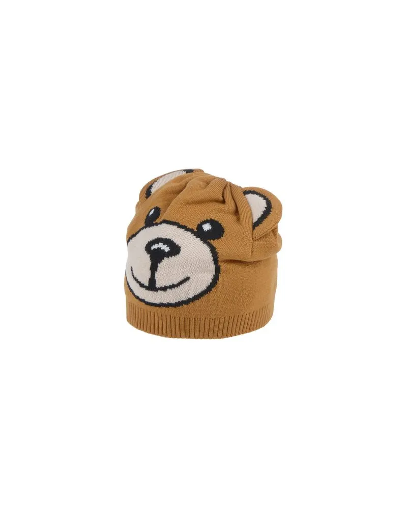 Moschino ACCESSOIRES - Mützen & Hüteauf YOOX.COM Kamel
