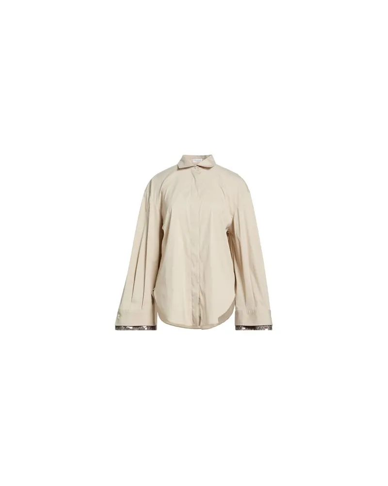 Brunello Cucinelli TOPS - Hemdenauf YOOX.COM Sand