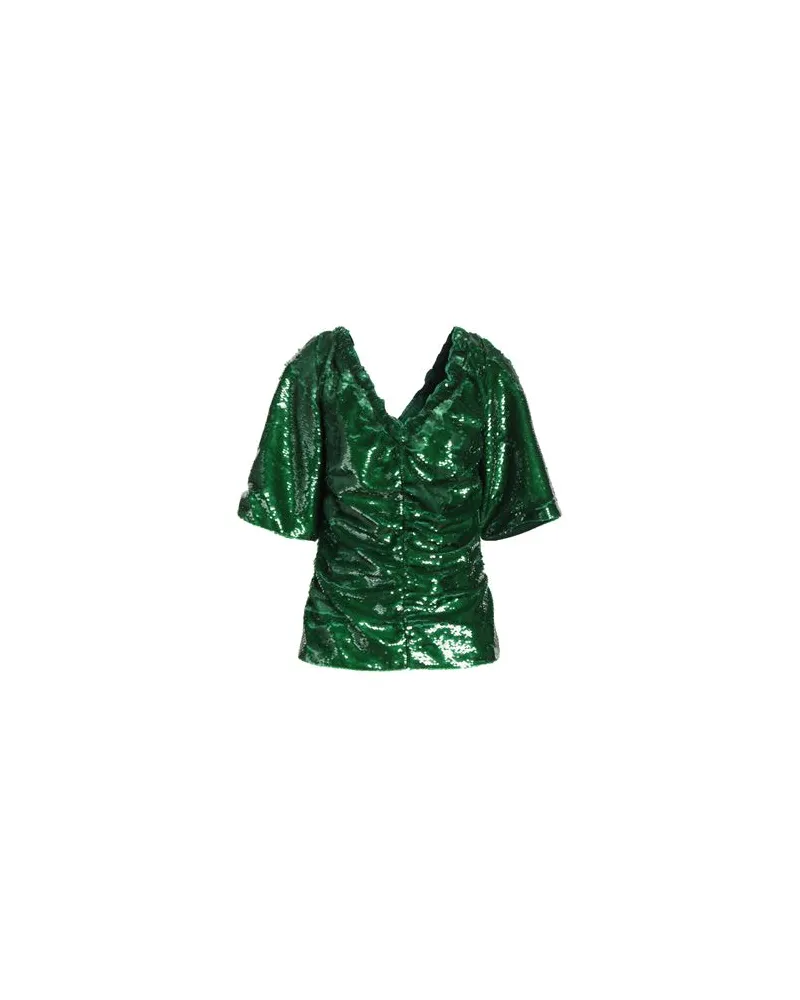 Ganni TOPS - Topsauf YOOX.COM Grün