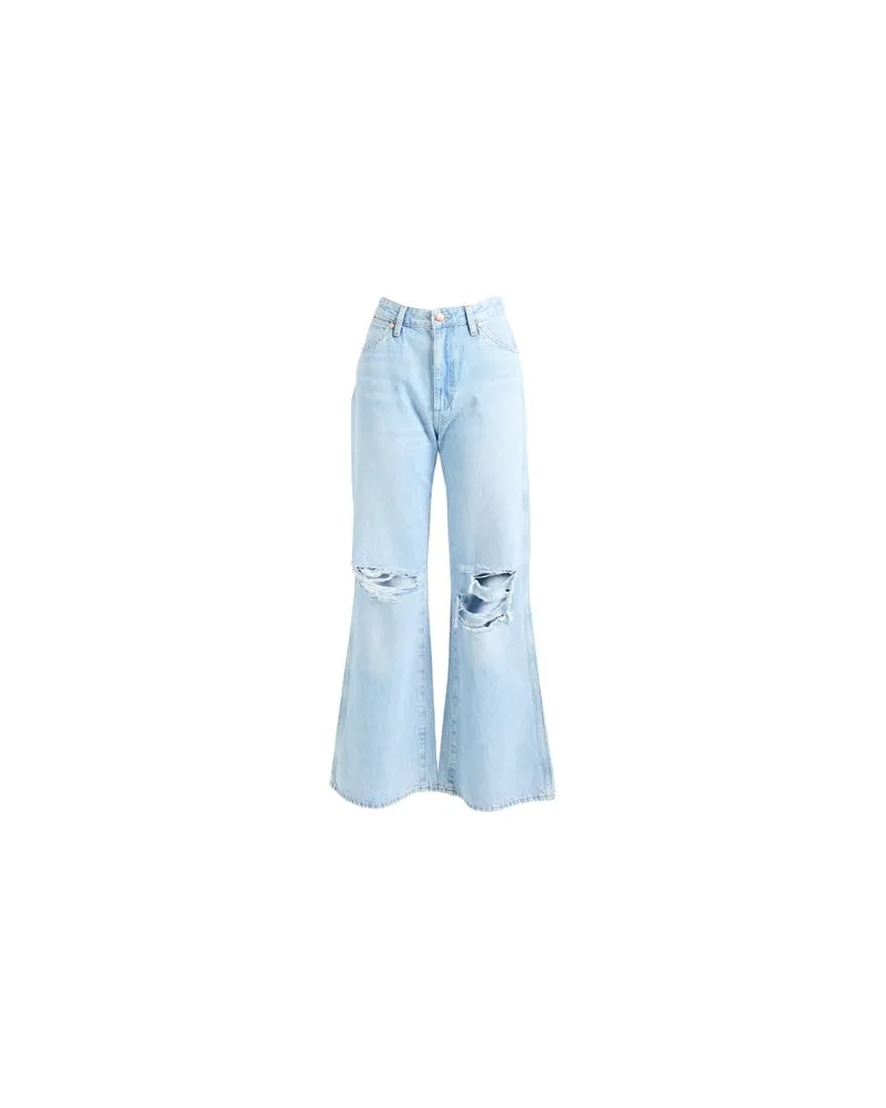 Wrangler HOSEN & RÖCKE - Jeanshosenauf YOOX.COM Blau