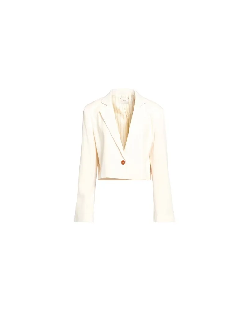 ALYSI ANZÜGE und CO-ORDS - Blazersauf YOOX.COM Cremeweiß