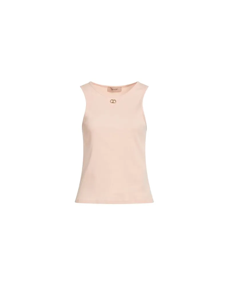 Twin-Set TOPS - Tank Topsauf YOOX.COM Hellrosa