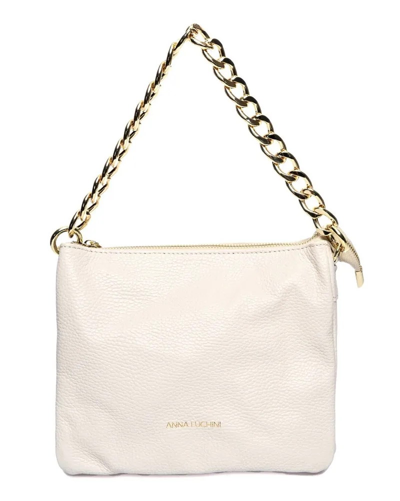 Anna Luchini Schultertasche Beige