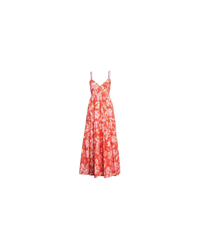 Pink Memories KLEIDER - Maxi-Kleiderauf YOOX.COM Orange