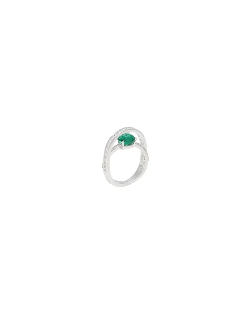 Swarovski Hyperbola cocktail ring  - SCHMUCK und UHREN - Ringeauf YOOX.COM Silber