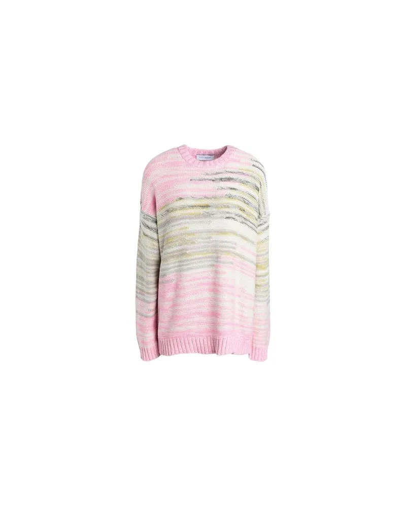 Ninety Percent ALMA INTARSIA SWEATER   - STRICKWAREN - Pulloverauf YOOX.COM Rosa
