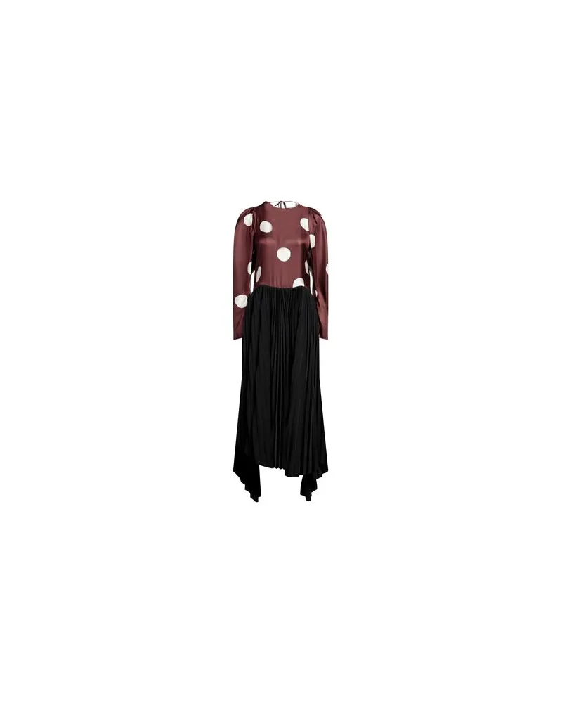 Erika Cavallini KLEIDER - Midi-Kleiderauf YOOX.COM Schokobraun