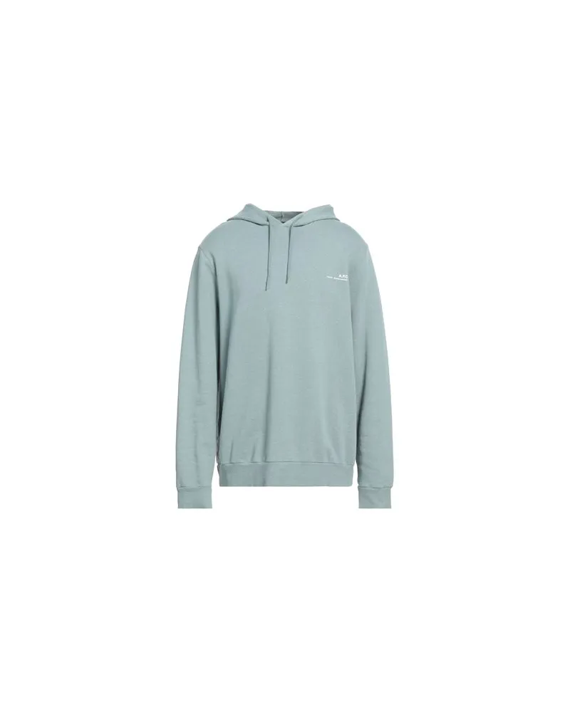 A.P.C. TOPS - Sweatshirtsauf YOOX.COM Salbeigrün