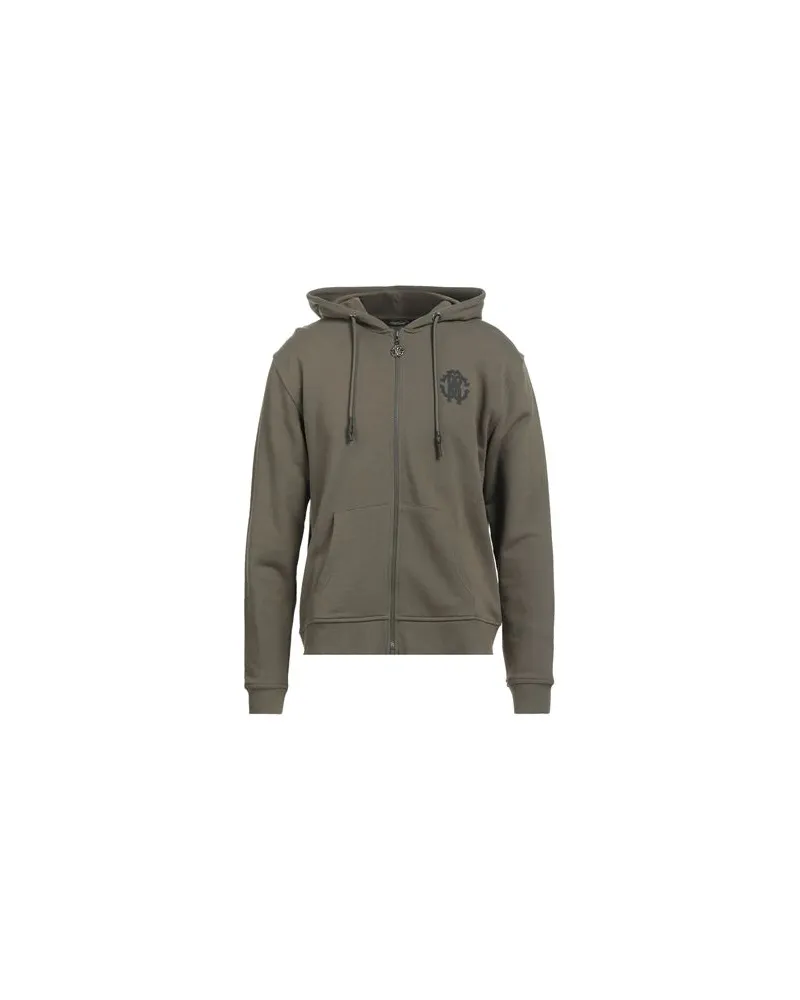 Roberto Cavalli TOPS - Sweatshirtsauf YOOX.COM Militärgrün