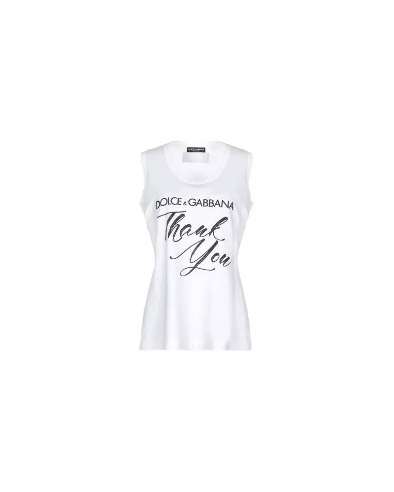 Dolce & Gabbana TOPS - Tank Topsauf YOOX.COM Weiß