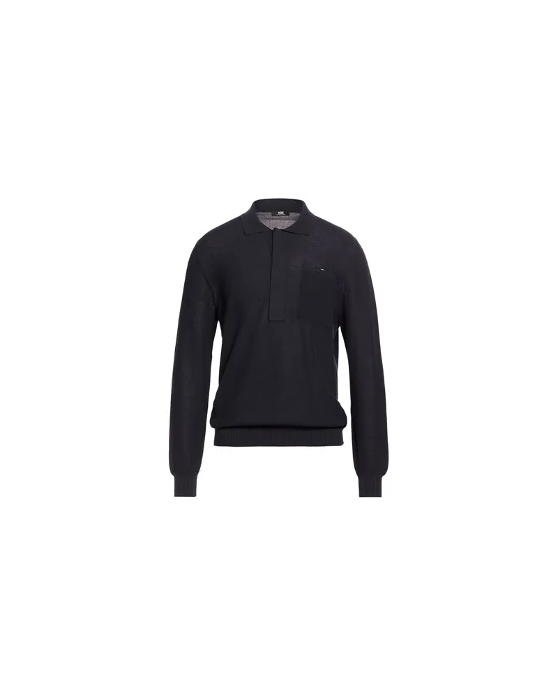 Alpha Studio THE FINE ESSENTIALS - STRICKWAREN - Pulloverauf YOOX.COM Nachtblau