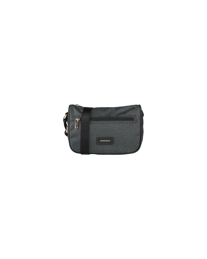 Borbonese TASCHEN - Umhängetascheauf YOOX.COM Dunkelgrün