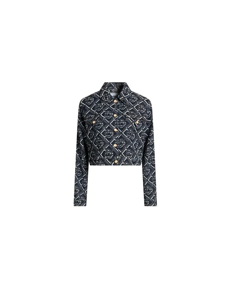 Casablanca Paris JACKEN & MÄNTEL - Jeansjacken/Mäntelauf YOOX.COM Blau
