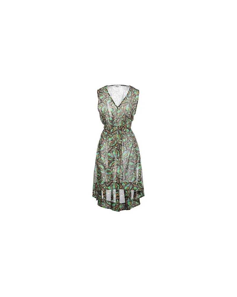 DIMORA KLEIDER - Mini-Kleiderauf YOOX.COM Säuregrün