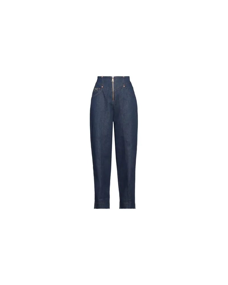 Versace Jeans HOSEN & RÖCKE - Jeanshosenauf YOOX.COM Blau