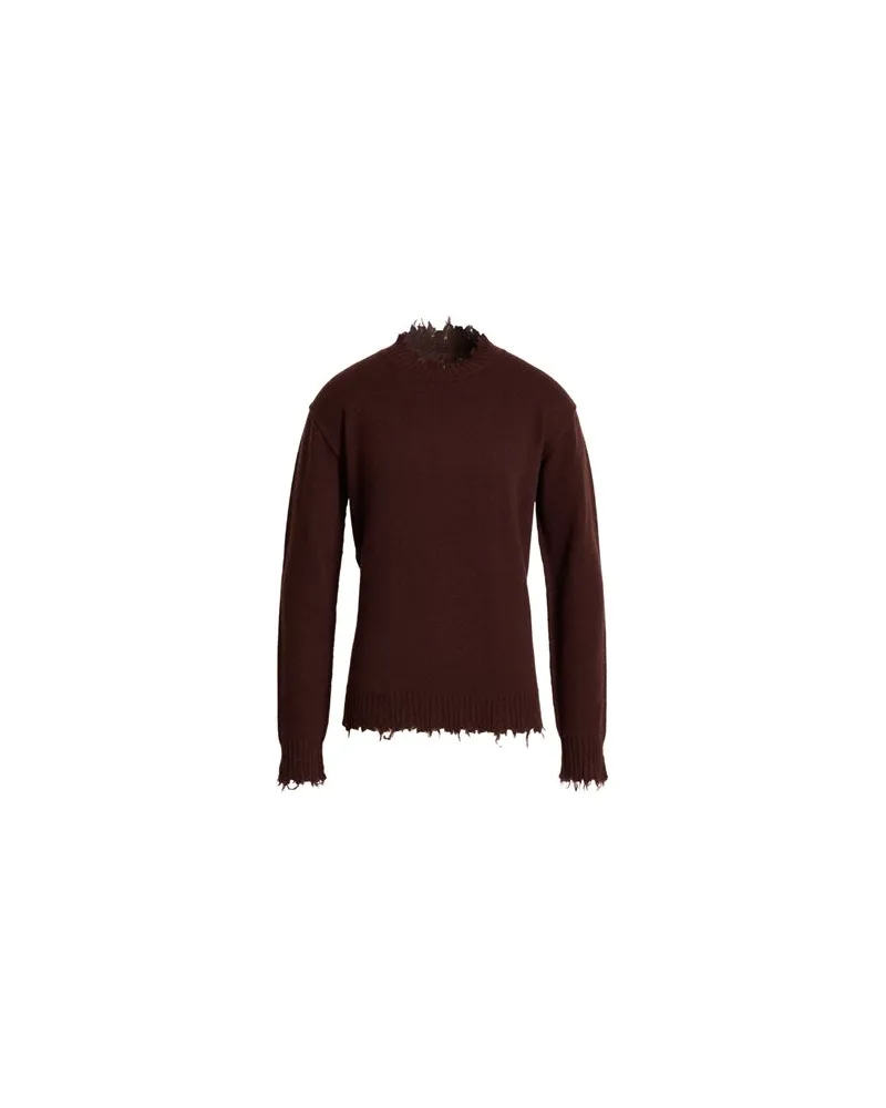 Uma Wang STRICKWAREN - Rollkragenpulloverauf YOOX.COM Dunkelbraun