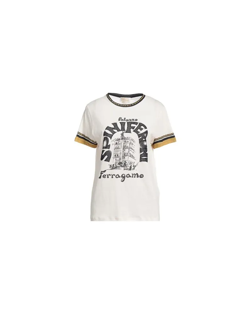 Ferragamo TOPS - T-shirtsauf YOOX.COM Elfenbein