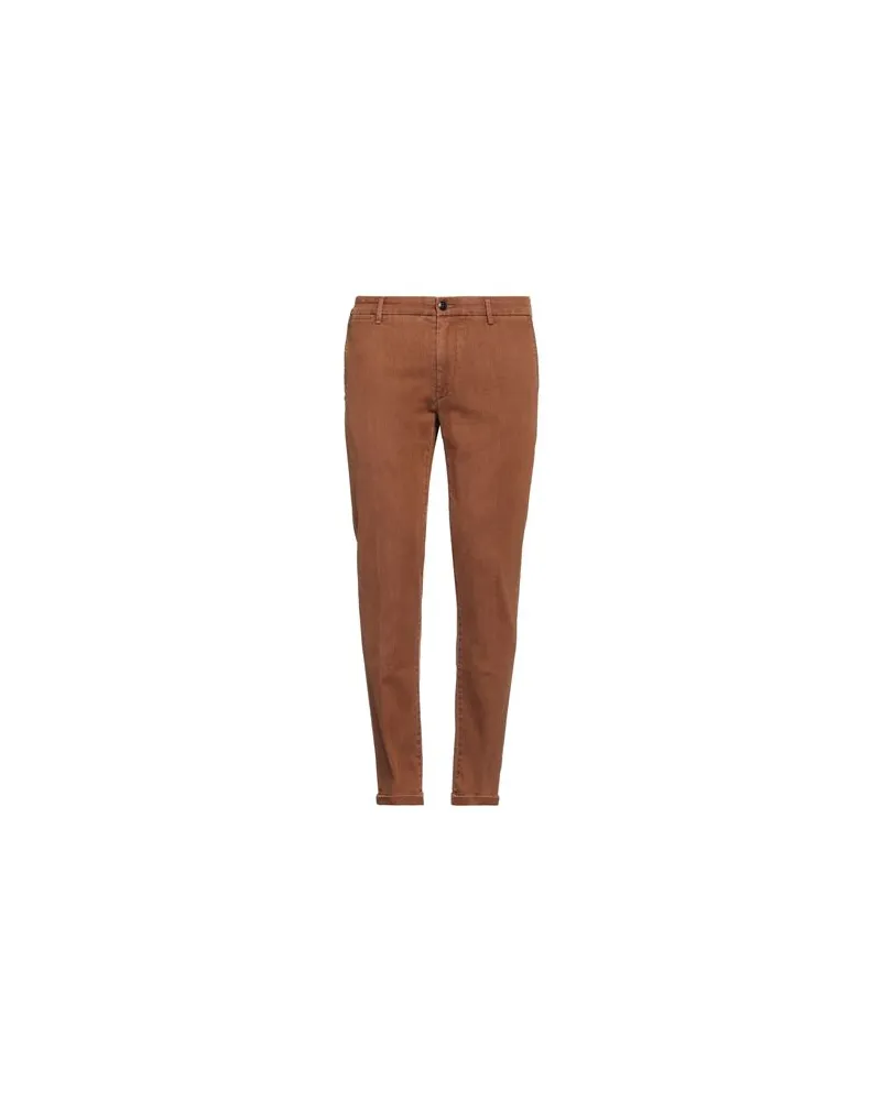 Re-HasH HOSEN & RÖCKE - Jeanshosenauf YOOX.COM Braun