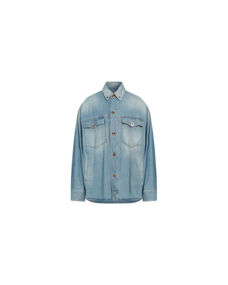 Versace TOPS - Jeanshemdenauf YOOX.COM Blau