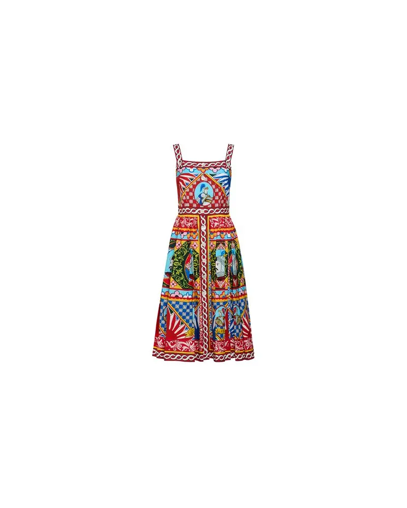 Dolce & Gabbana KLEIDER - Midi-Kleiderauf YOOX.COM Rot