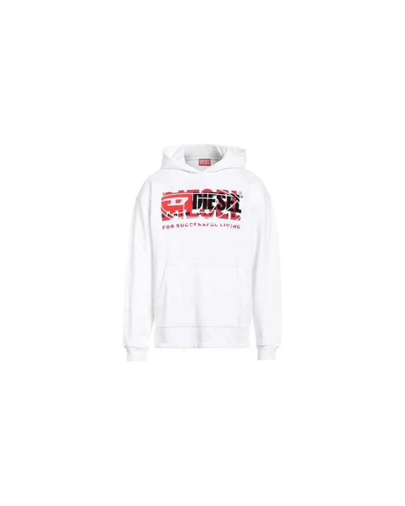 Diesel TOPS - Sweatshirtsauf YOOX.COM Weiß