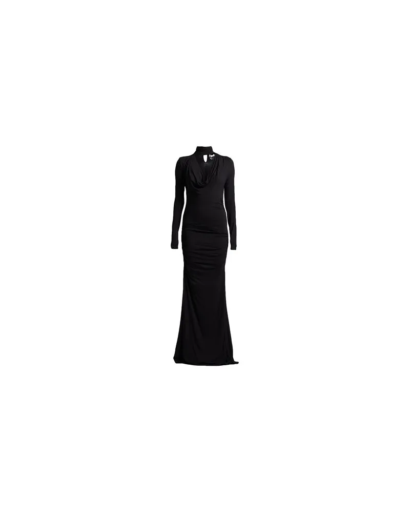 Blumarine KLEIDER - Maxi-Kleiderauf YOOX.COM Schwarz