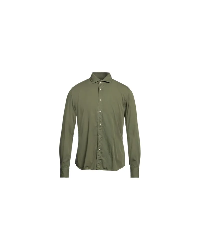 XACUS TOPS - Hemdenauf YOOX.COM Militärgrün