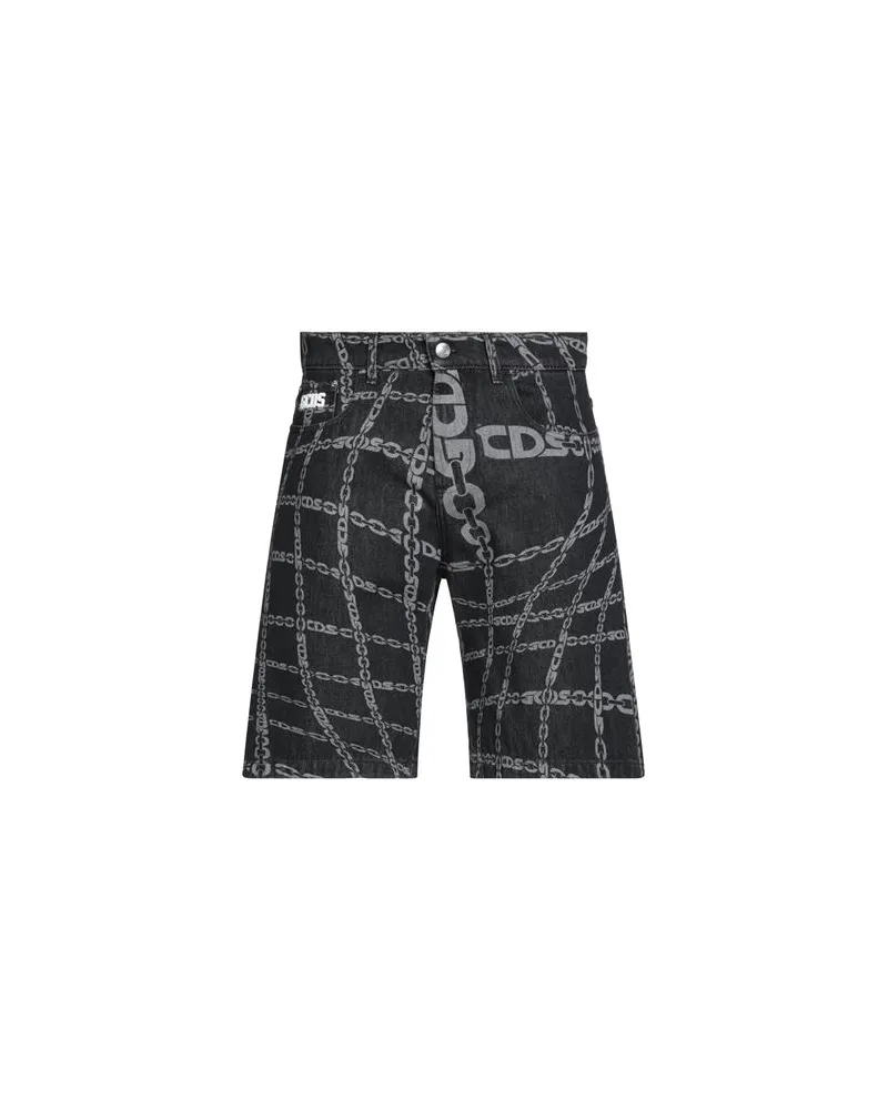 GCDS HOSEN & RÖCKE - Jeansshortsauf YOOX.COM Schwarz