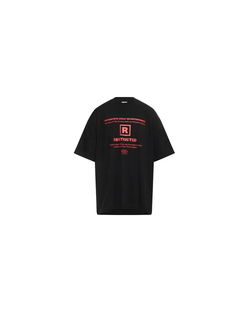 VETEMENTS TOPS - T-shirtsauf YOOX.COM Schwarz