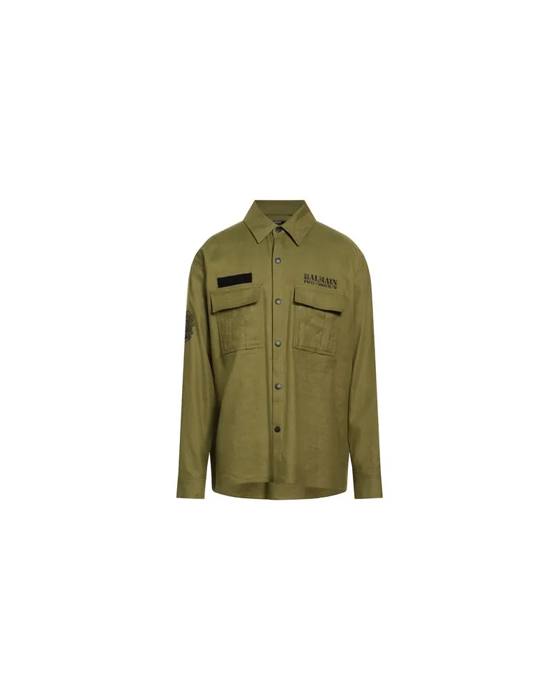 Balmain TOPS - Hemdenauf YOOX.COM Militärgrün
