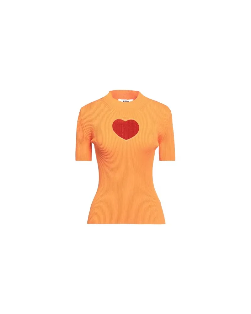 MSGM STRICKWAREN - Pulloverauf YOOX.COM Orange