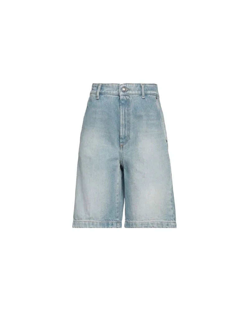 SPORTMAX HOSEN & RÖCKE - Jeansshortsauf YOOX.COM Blau
