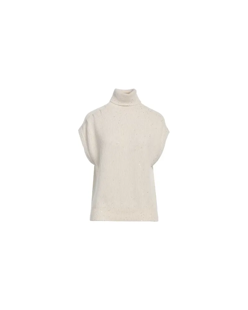 Brunello Cucinelli STRICKWAREN - Rollkragenpulloverauf YOOX.COM Elfenbein