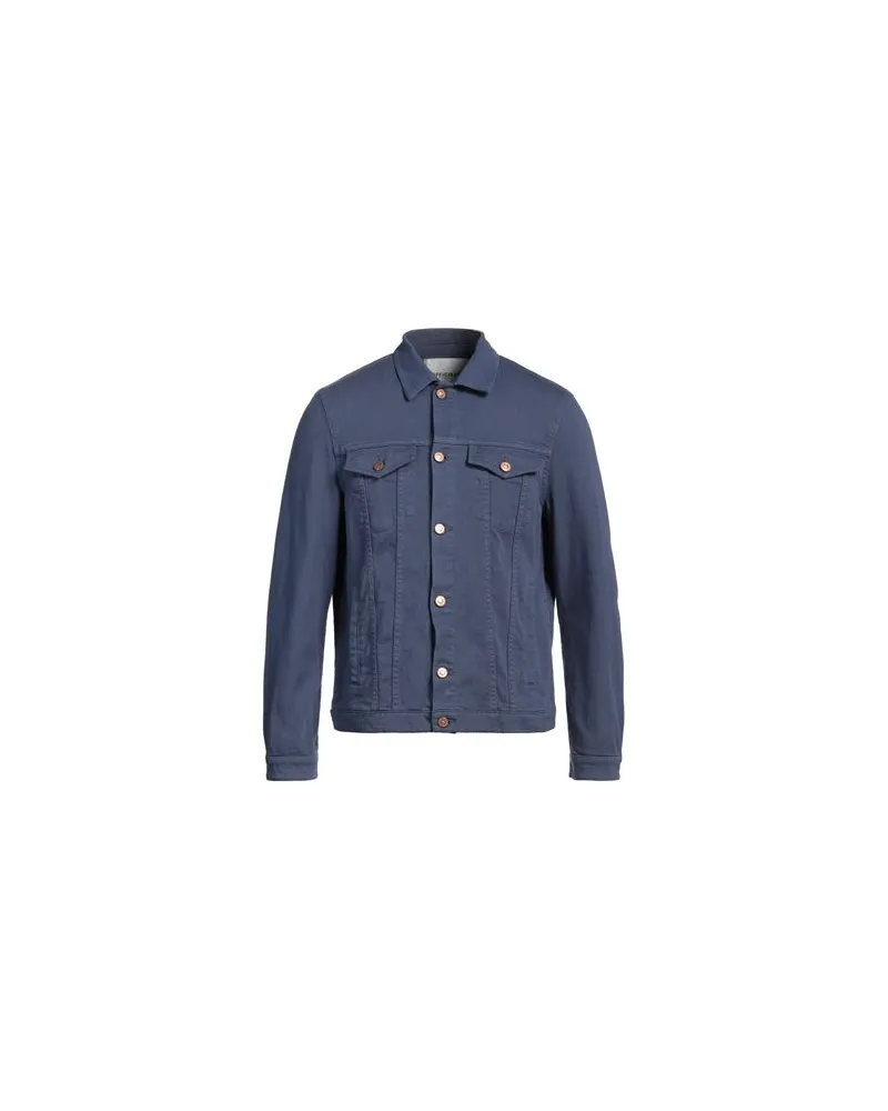 OFFICINA 36 JACKEN & MÄNTEL - Jeansjacken/Mäntelauf YOOX.COM Marineblau