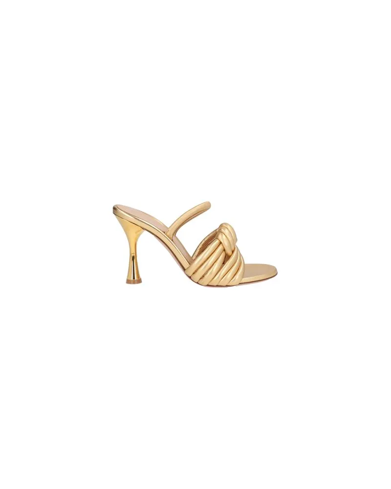 Gianvito Rossi SCHUHE - Sandalenauf YOOX.COM Gold