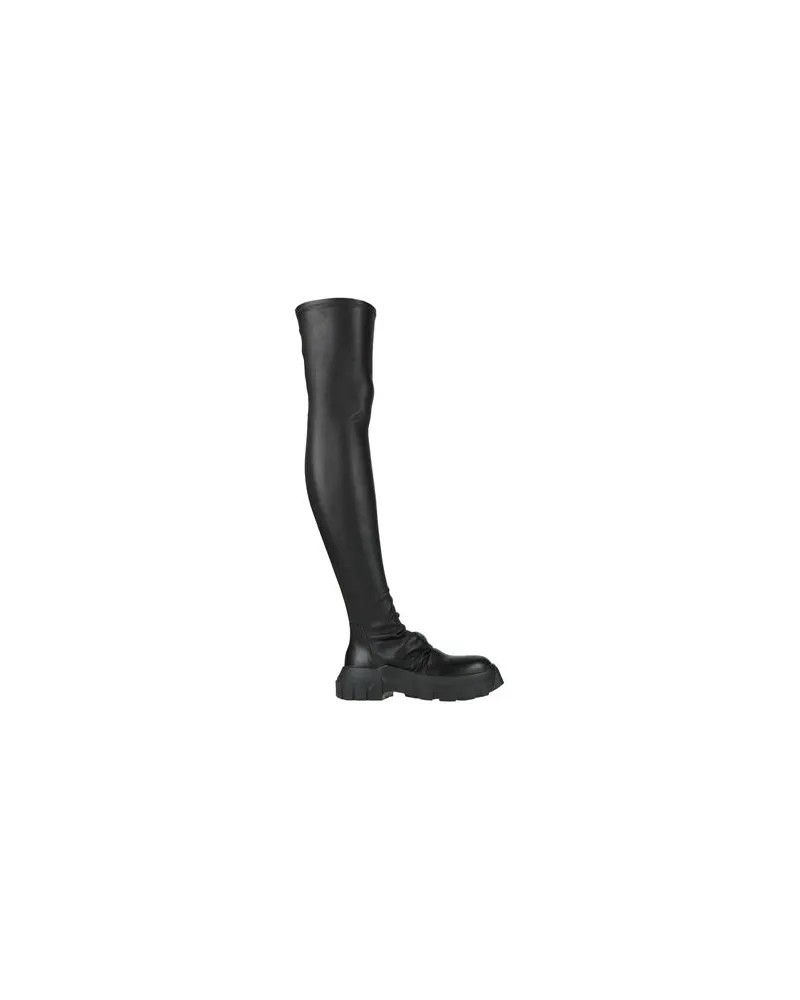 Rick Owens SCHUHE - Stiefelauf YOOX.COM Schwarz