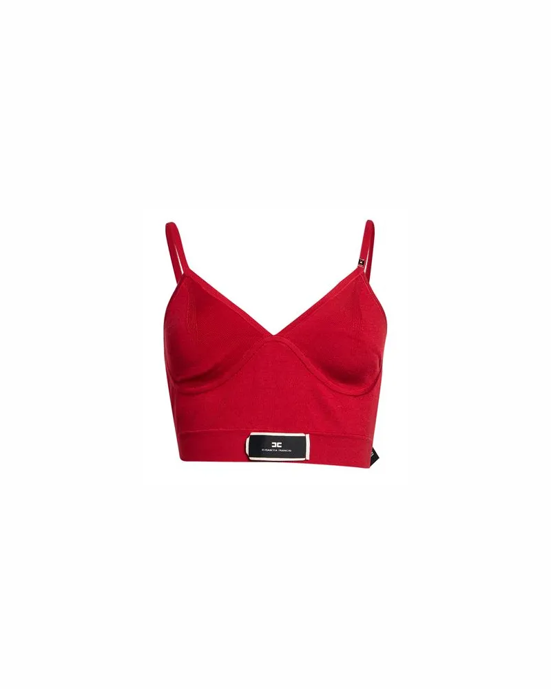 Elisabetta Franchi TOPS - Topsauf YOOX.COM Purpur