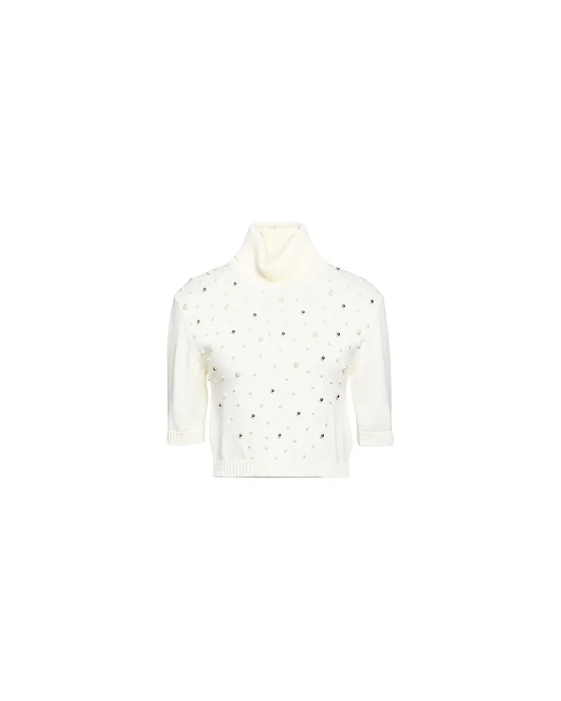 Simona Corsellini STRICKWAREN - Rollkragenpulloverauf YOOX.COM Cremeweiß