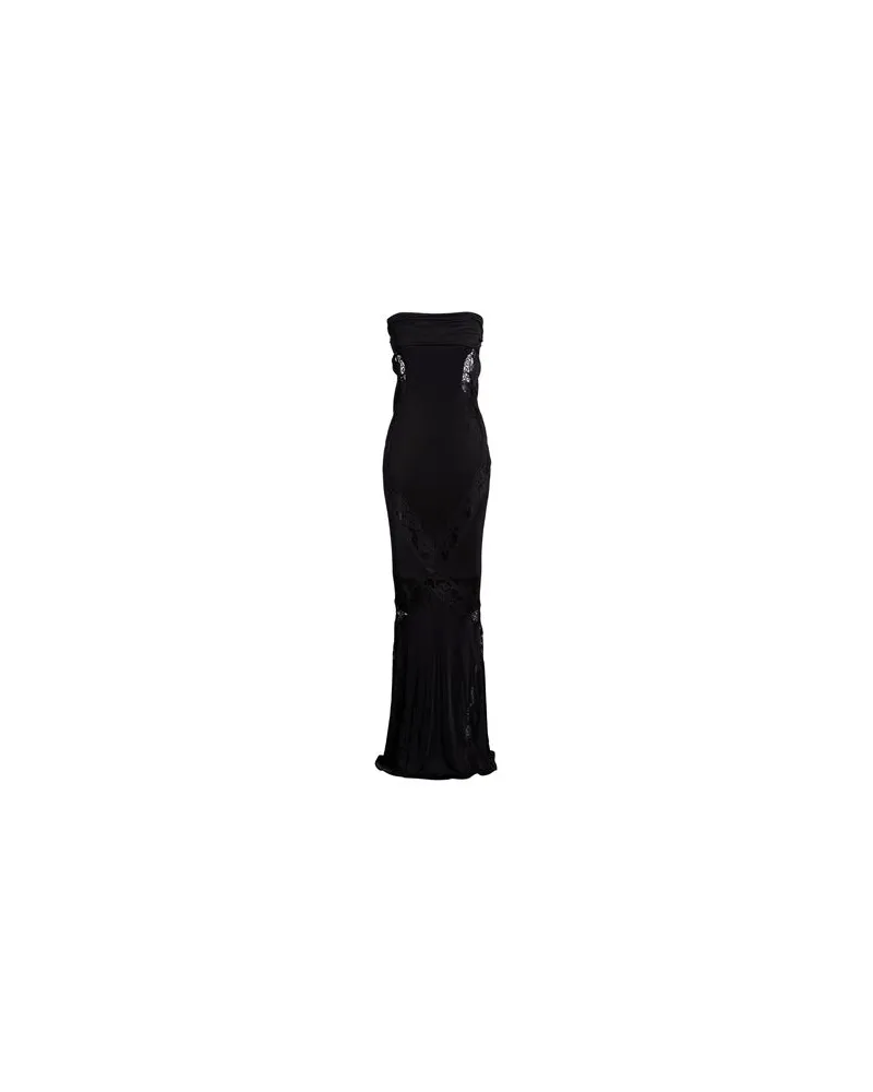 Retrofête KLEIDER - Maxi-Kleiderauf YOOX.COM Schwarz