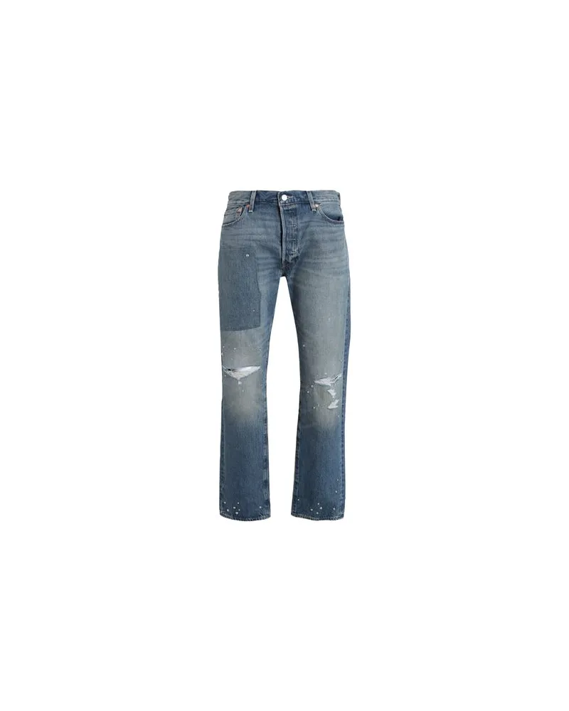 Levi's 501® 54 DARK INDIGO - WORN IN  - HOSEN & RÖCKE - Jeanshosenauf YOOX.COM Blau