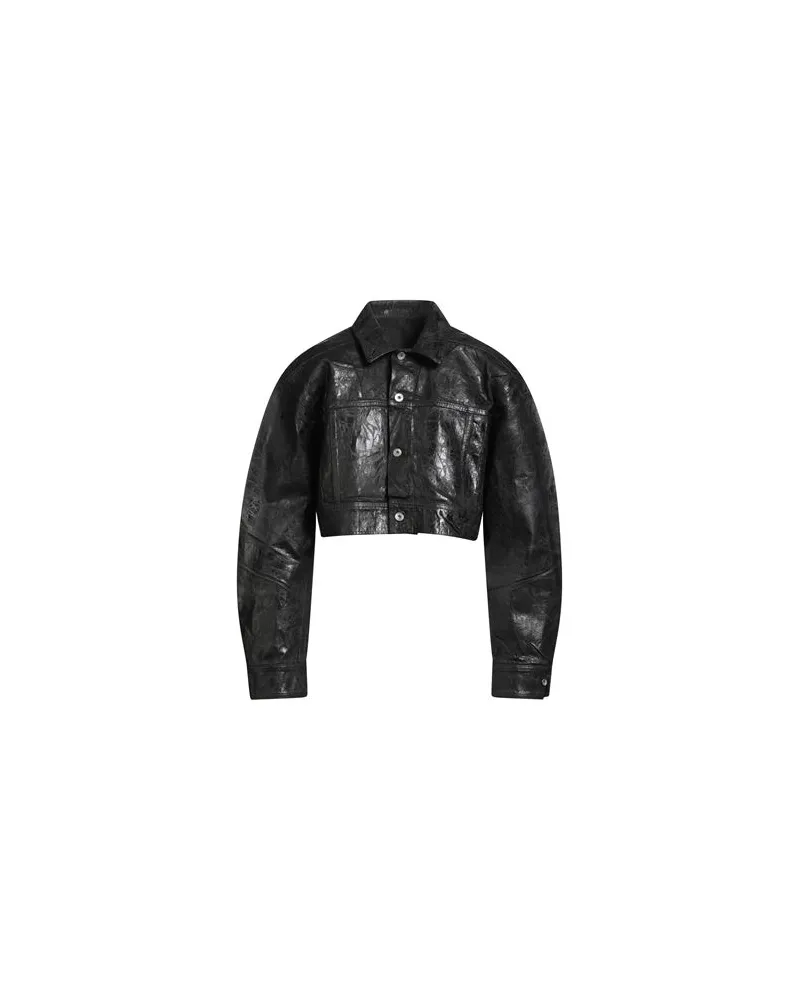 DRKSHDW by Rick Owens JACKEN & MÄNTEL - Jeansjacken/Mäntelauf YOOX.COM Schwarz