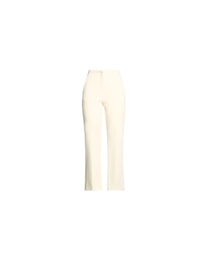 ALYSI CRÈME - HOSEN & RÖCKE - Hosenauf YOOX.COM Cremeweiß